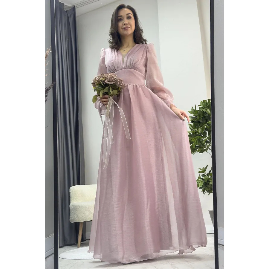 Asymmetrical Skirt, Watermelon Sleeve and Princess